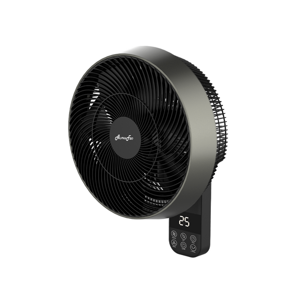 ALPHA MOTTO 14'' 7 BLADE WALL FAN DC MOTOR & 10 SPEED - TITANIUM | MOTTO WF B32/14